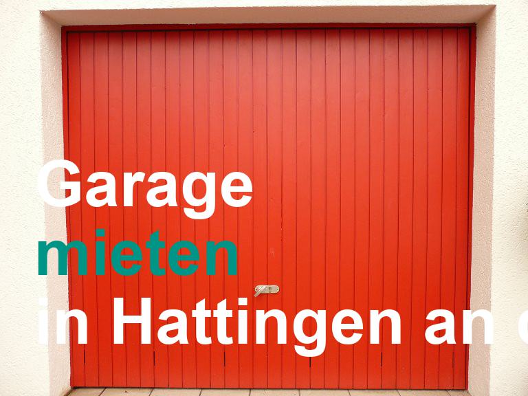 Garage mieten in Hattingen an der ruhr